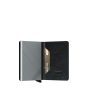 Porte-cartes Slimwallet Stitch anti-RFID 10.2 cm Black
