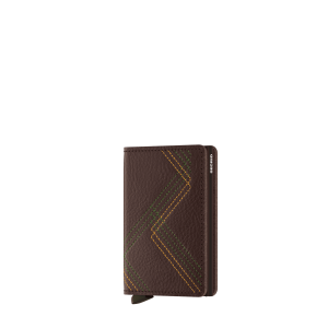 Porte-cartes Slimwallet Stitch anti-RFID 10.2 cm Espresso Brown