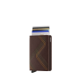 Porte-cartes Slimwallet Stitch anti-RFID 10.2 cm Espresso Brown
