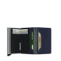 Porte-cartes Slimwallet Stitch anti-RFID 10.2 cm Navy Blue