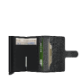 Porte-cartes Miniwallet Hexagon anti-RFID 10.2 cm Black