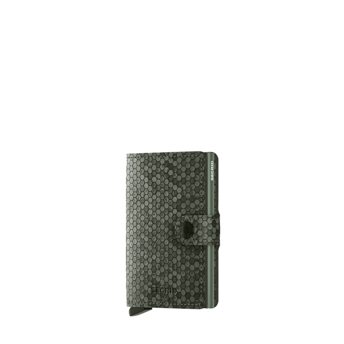 Porte-cartes Miniwallet Hexagon anti-RFID 10.2 cm Green