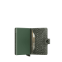 Porte-cartes Miniwallet Hexagon anti-RFID 10.2 cm Green