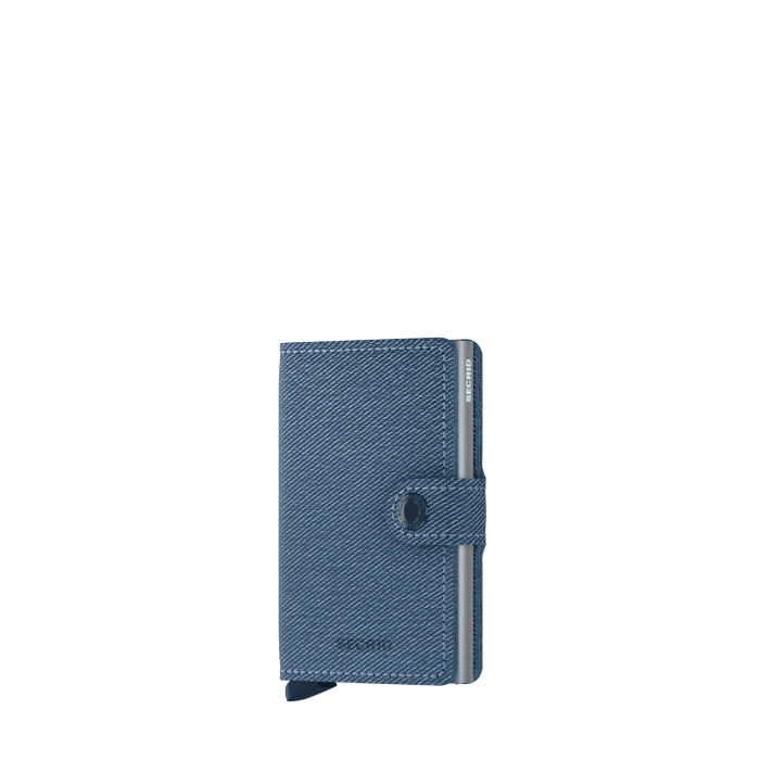 Porte-cartes Miniwallet Twist anti-RFID 10.2 cm Jeans Blue