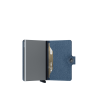 Porte-cartes Miniwallet Twist anti-RFID 10.2 cm Jeans Blue