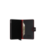 Porte-cartes Miniwallet Fuel anti-RFID 10.2 cm Black Red