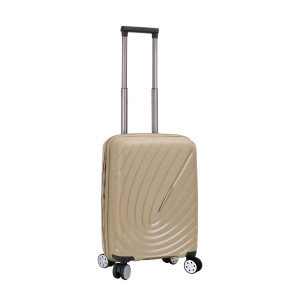 Valise cabine S 66603 Extensible 55 cm Champagne