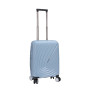 Valise cabine S 66603 Extensible 55 cm Bleu gris
