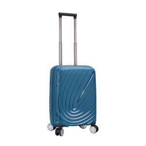 Valise cabine S 66603 Extensible 55 cm Bleu canard
