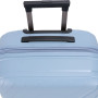 Valise cabine S 66603 Extensible 55 cm Bleu gris