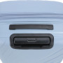 Valise cabine S 66603 Extensible 55 cm Bleu gris