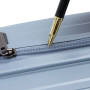 Valise cabine S 66603 Extensible 55 cm Bleu gris