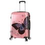 Lot de valises 26820B Extensibles 76, 66 et 55 cm Rose