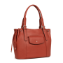 Sac cabas porté épaule Zora 36 cm Brique