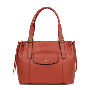 Sac cabas porté épaule Zora 36 cm Brique