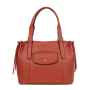 Sac cabas porté épaule Zora 36 cm Brique