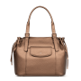 Sac cabas porté épaule Zora 36 cm Bronze