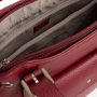 Sac cabas porté épaule Zora 36 cm Carmin