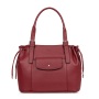 Sac cabas porté épaule Zora 36 cm Carmin