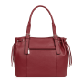 Sac cabas porté épaule Zora 36 cm Carmin