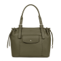 Sac cabas porté épaule Zora 36 cm Kaki