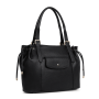 Sac cabas porté épaule Zora 36 cm Noir