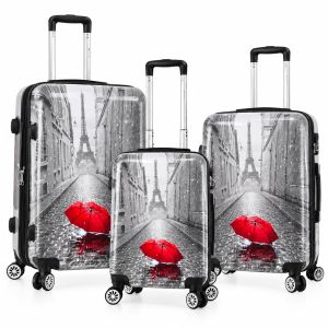 Lot de valises 26820T Extensible 76, 66 et 55 cm Multicolore