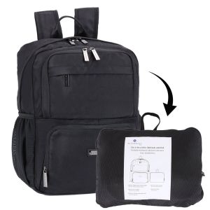 Sac à dos Pliable 67702 Autorisé sous-siège 40 cm Noir
