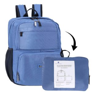 Sac à dos Pliable 67702 Autorisé sous-siège 40 cm Bleu