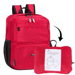 Sac à dos Pliable 67702 Autorisé sous-siège 40 cm Rouge foncé