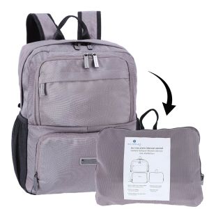 Sac à dos Pliable 67702 Autorisé sous-siège 40 cm Taupe