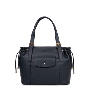 Sac cabas porté épaule Zora 36 cm Bleu nuit