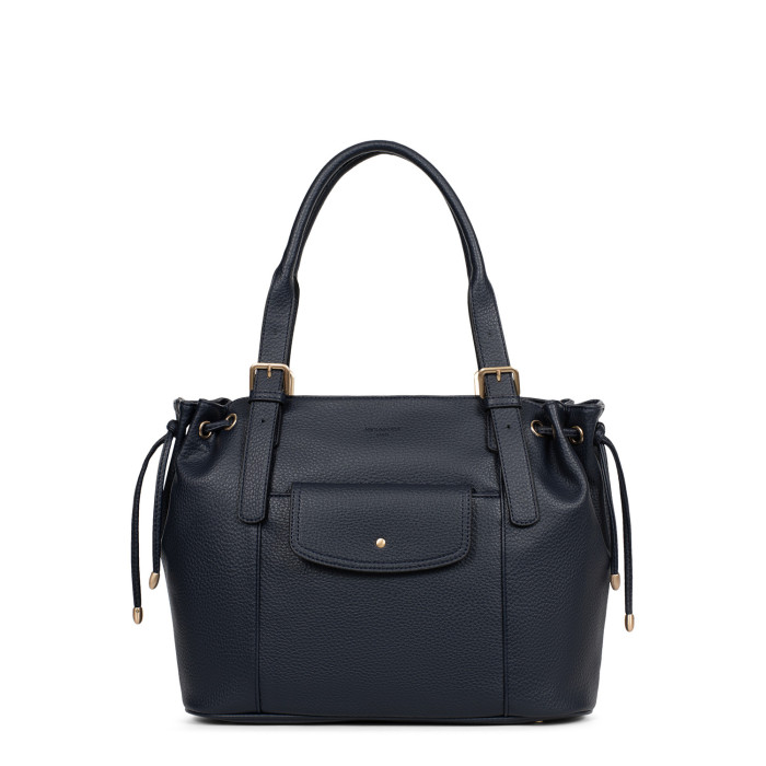 Sac cabas porté épaule Zora 36 cm Bleu nuit
