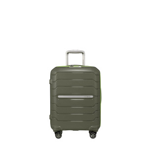 Valise cabine rigide Flux Extensible 55 cm Dark olive