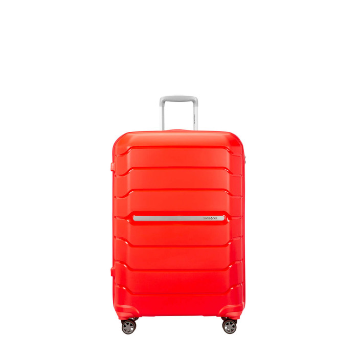 Valise rigide Flux 68 cm Extensible Tangerine red