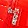 Valise rigide Flux 68 cm Extensible Tangerine red