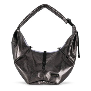 Sac de transport Cross Body 45 cm Taupe brillant métallisé