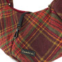 Sac de transport Cross Body 45 cm Carreaux tartan bordeaux