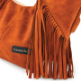 Sac de transport Cross Body à franges 50 cm Camel