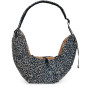 Sac bandoulière de transport pour animal 70 cm Léopard Gris