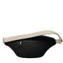 Sac banane Sofia 43 cm Coton Noir