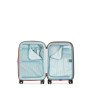 Valise cabine rigide Carrousel 2 Extensible 55 cm Argent