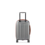 Valise cabine rigide Carrousel 2 Extensible 55 cm Argent
