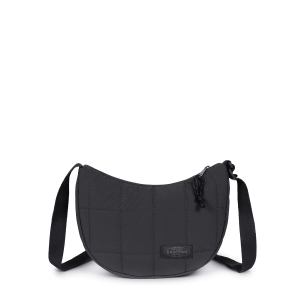 Sac Half Moon Bag 28 cm Puff Checks Black