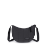 Sac Half Moon Bag 28 cm Puff Checks Black