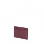 Porte-cartes Charlie windsor wine textured leather