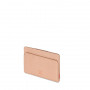 Porte-cartes Felix 10 cm Natural Leather/Rose Gold