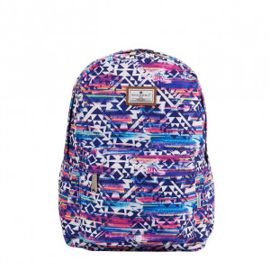 Sac à dos Snowball 42 cm Bleu imprimé aztèque Sac à dos Snowball 42 cm Bleu imprimé aztèque