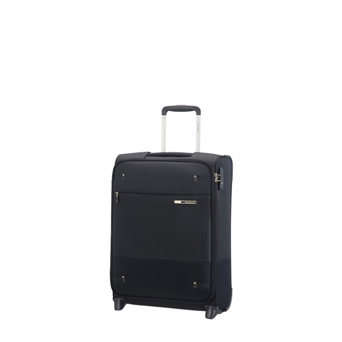 Valise cabine souple 2 roues Base Boost 55 cm Black