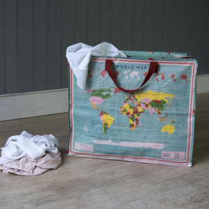 Sac de rangement Jumbo 58 cm World map